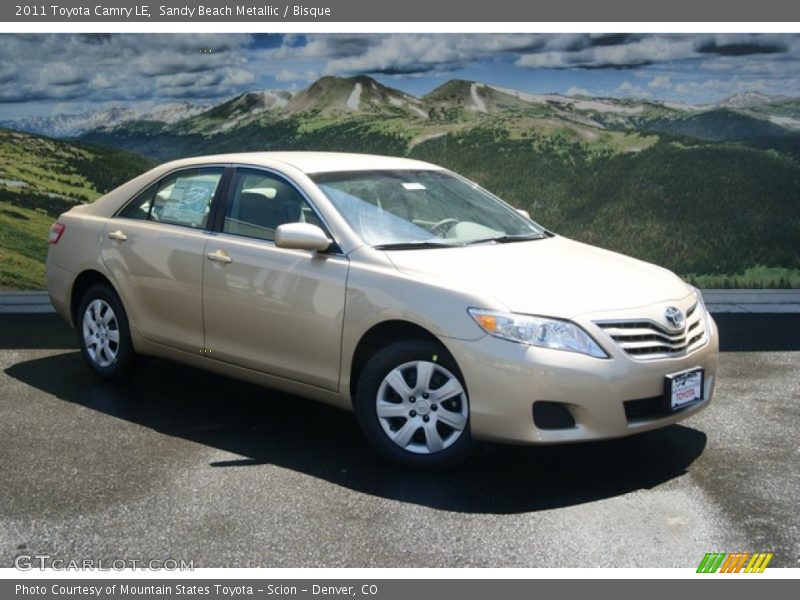 Sandy Beach Metallic / Bisque 2011 Toyota Camry LE