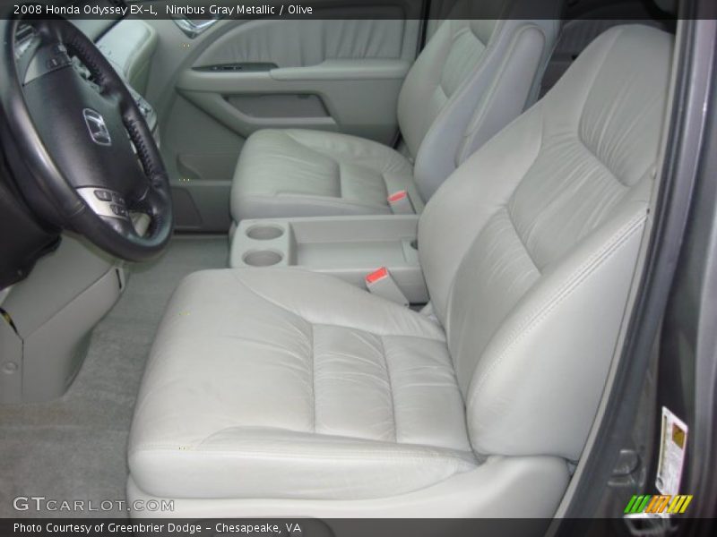 Nimbus Gray Metallic / Olive 2008 Honda Odyssey EX-L