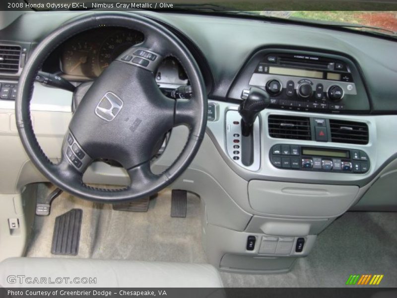 Nimbus Gray Metallic / Olive 2008 Honda Odyssey EX-L