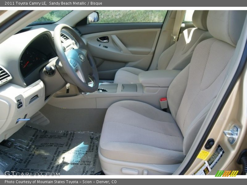 Sandy Beach Metallic / Bisque 2011 Toyota Camry LE
