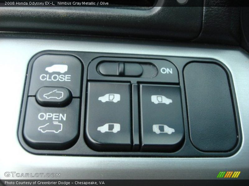 Nimbus Gray Metallic / Olive 2008 Honda Odyssey EX-L