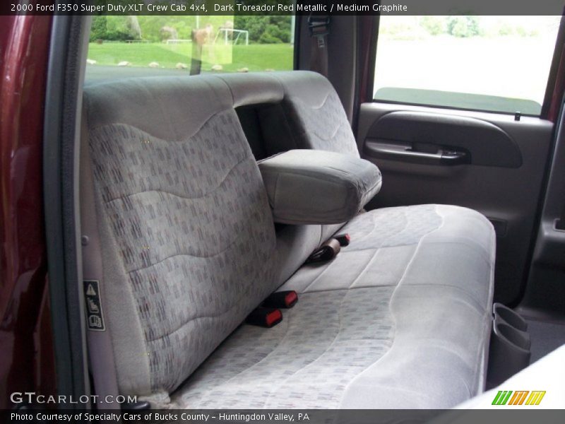 Dark Toreador Red Metallic / Medium Graphite 2000 Ford F350 Super Duty XLT Crew Cab 4x4