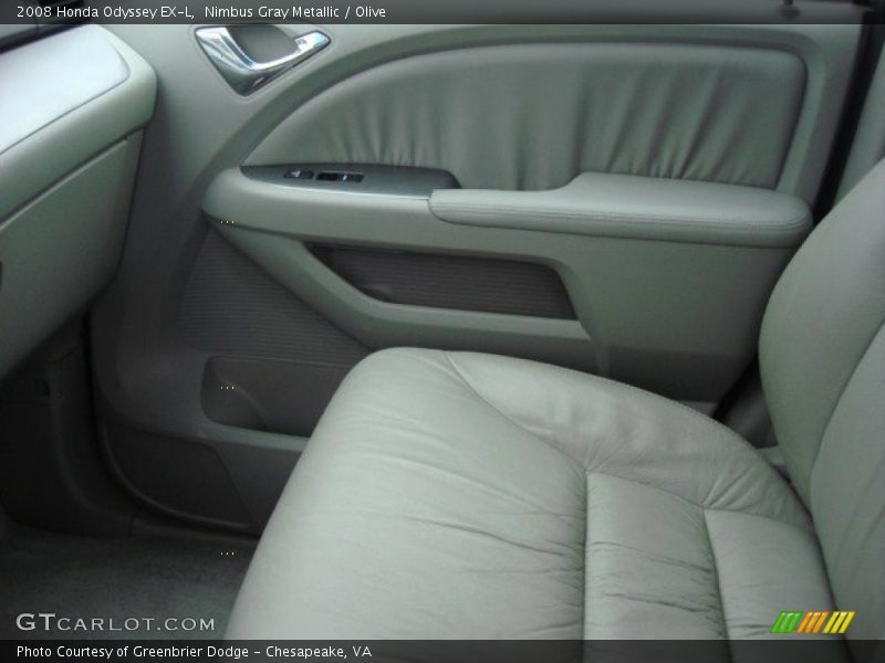 Nimbus Gray Metallic / Olive 2008 Honda Odyssey EX-L