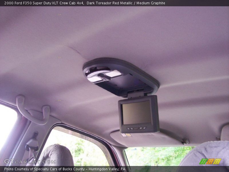 Dark Toreador Red Metallic / Medium Graphite 2000 Ford F350 Super Duty XLT Crew Cab 4x4