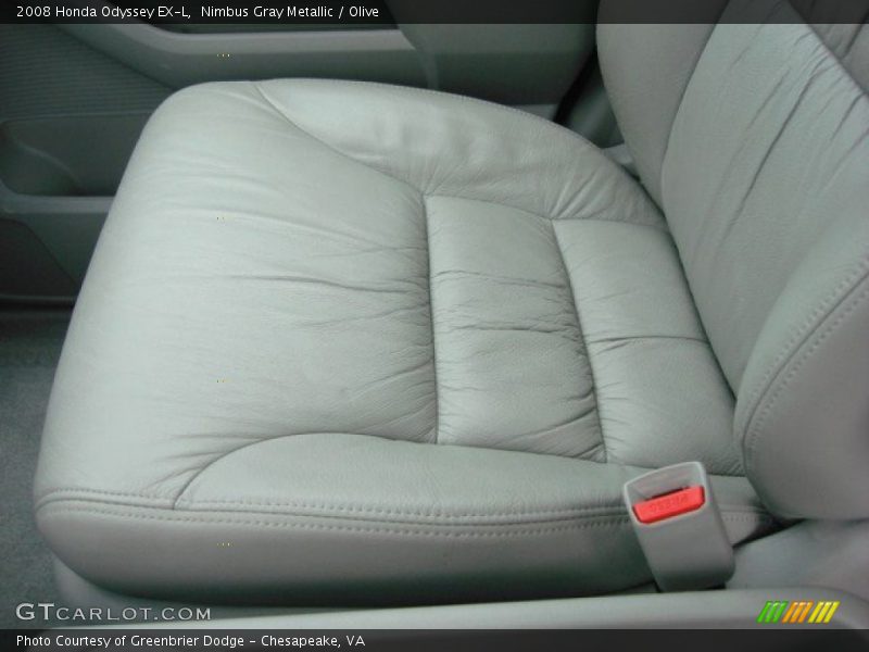 Nimbus Gray Metallic / Olive 2008 Honda Odyssey EX-L
