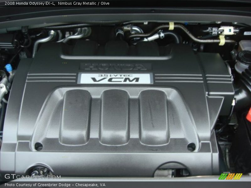 Nimbus Gray Metallic / Olive 2008 Honda Odyssey EX-L