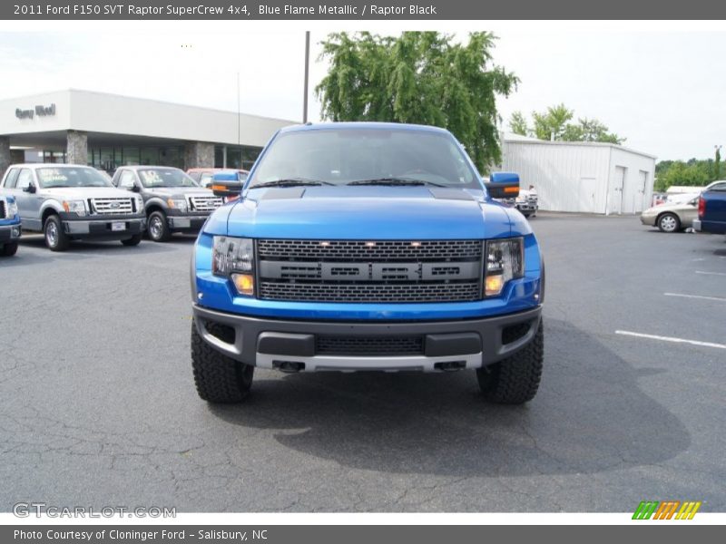 Blue Flame Metallic / Raptor Black 2011 Ford F150 SVT Raptor SuperCrew 4x4