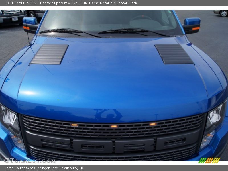 Blue Flame Metallic / Raptor Black 2011 Ford F150 SVT Raptor SuperCrew 4x4