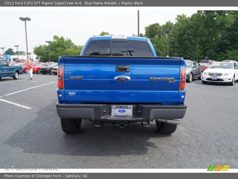 Blue Flame Metallic / Raptor Black 2011 Ford F150 SVT Raptor SuperCrew 4x4