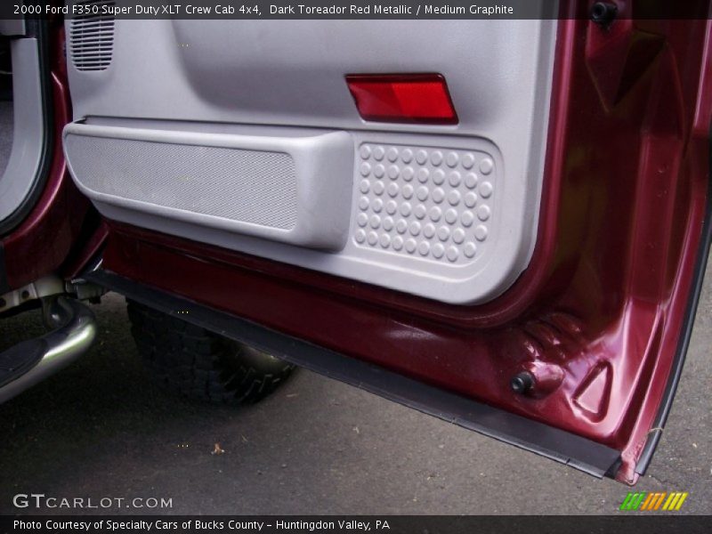 Dark Toreador Red Metallic / Medium Graphite 2000 Ford F350 Super Duty XLT Crew Cab 4x4