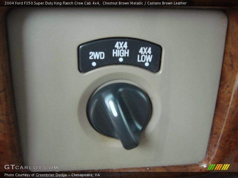 Chestnut Brown Metallic / Castano Brown Leather 2004 Ford F350 Super Duty King Ranch Crew Cab 4x4