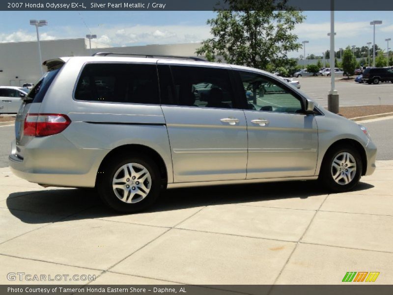Silver Pearl Metallic / Gray 2007 Honda Odyssey EX-L