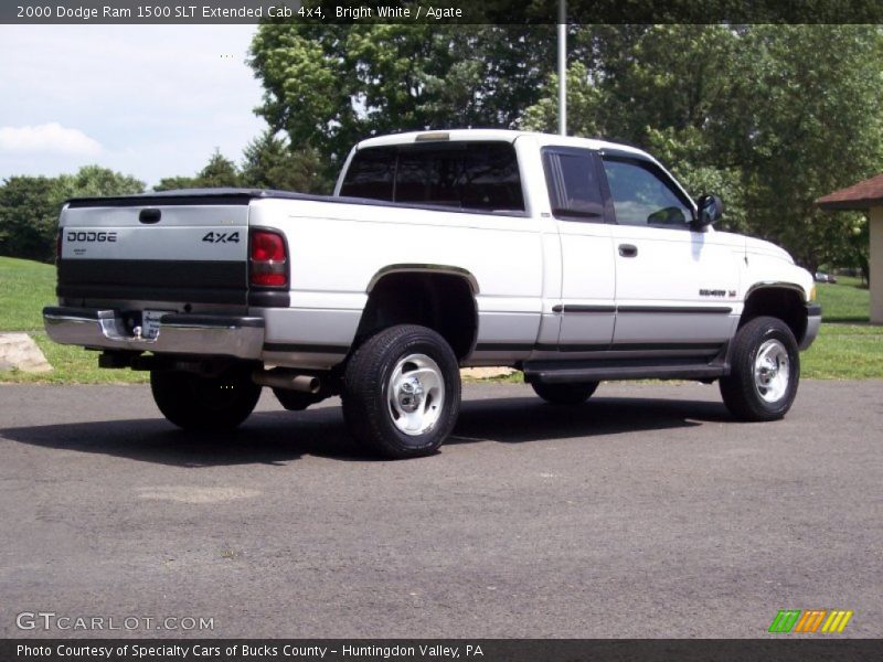 Bright White / Agate 2000 Dodge Ram 1500 SLT Extended Cab 4x4