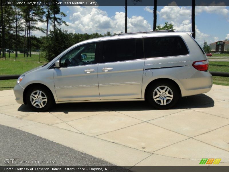 Silver Pearl Metallic / Gray 2007 Honda Odyssey EX-L