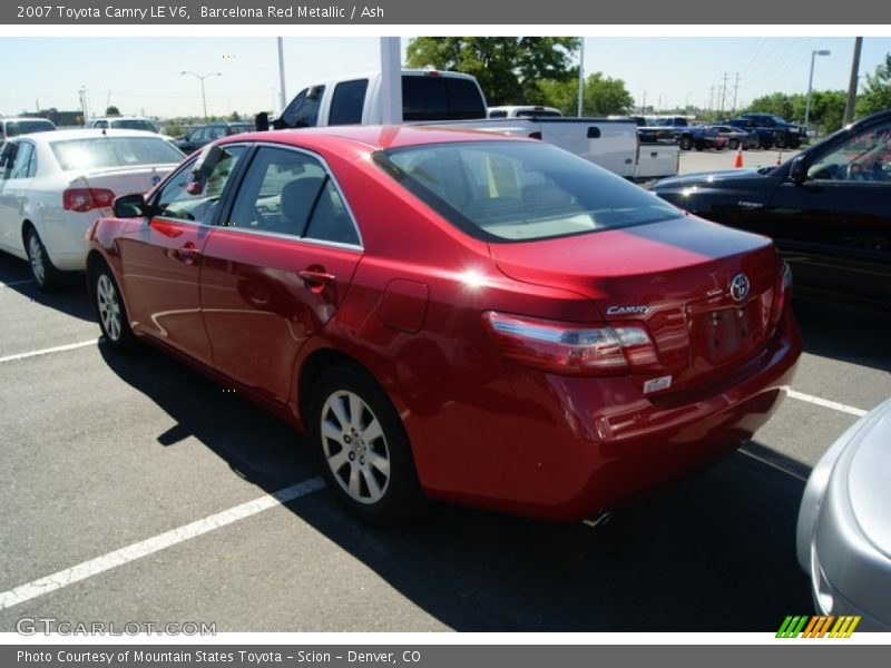 Barcelona Red Metallic / Ash 2007 Toyota Camry LE V6