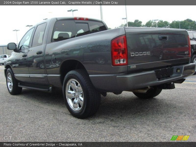 Graphite Metallic / Dark Slate Gray 2004 Dodge Ram 1500 Laramie Quad Cab