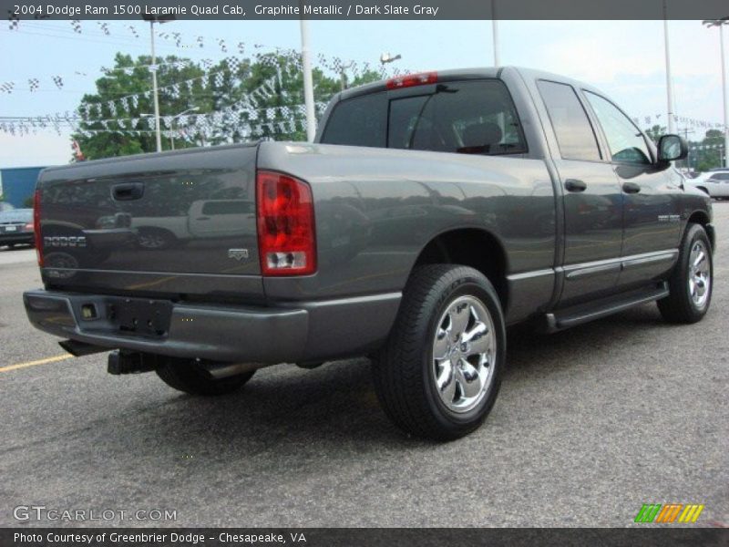 Graphite Metallic / Dark Slate Gray 2004 Dodge Ram 1500 Laramie Quad Cab