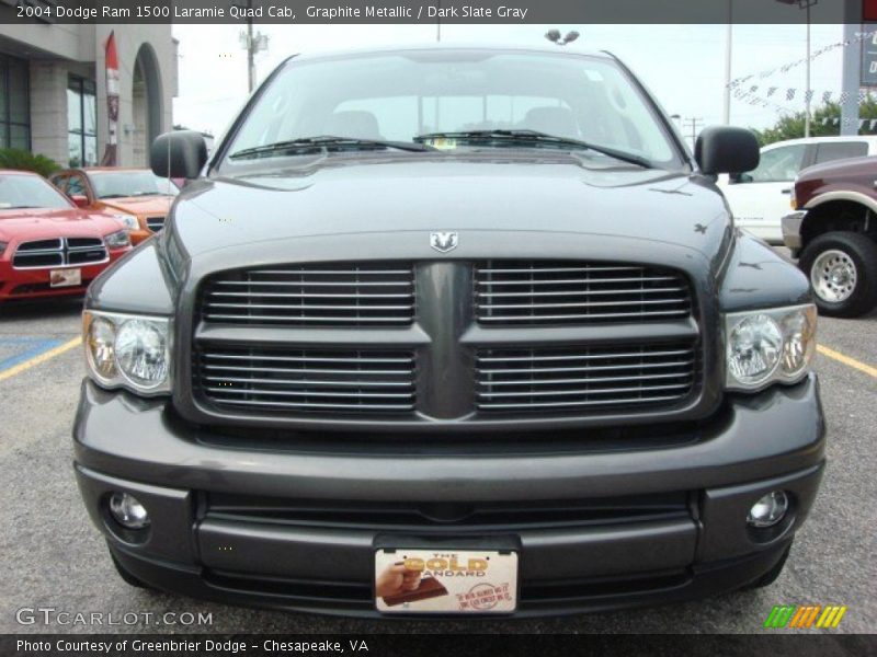 Graphite Metallic / Dark Slate Gray 2004 Dodge Ram 1500 Laramie Quad Cab