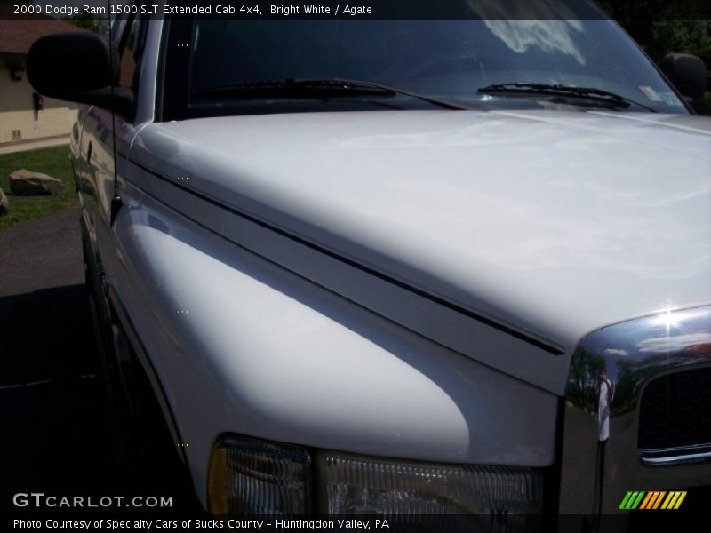 Bright White / Agate 2000 Dodge Ram 1500 SLT Extended Cab 4x4