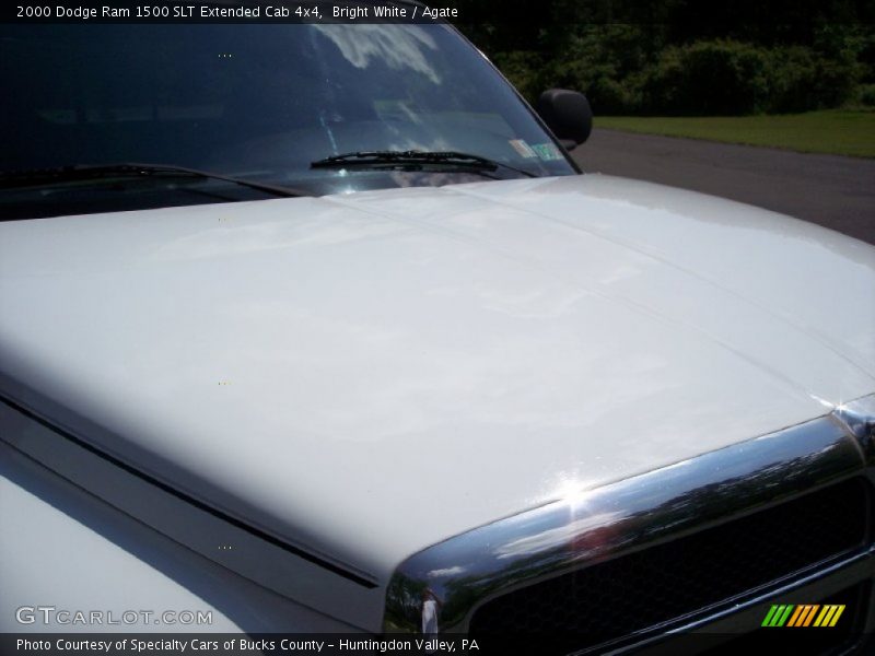 Bright White / Agate 2000 Dodge Ram 1500 SLT Extended Cab 4x4