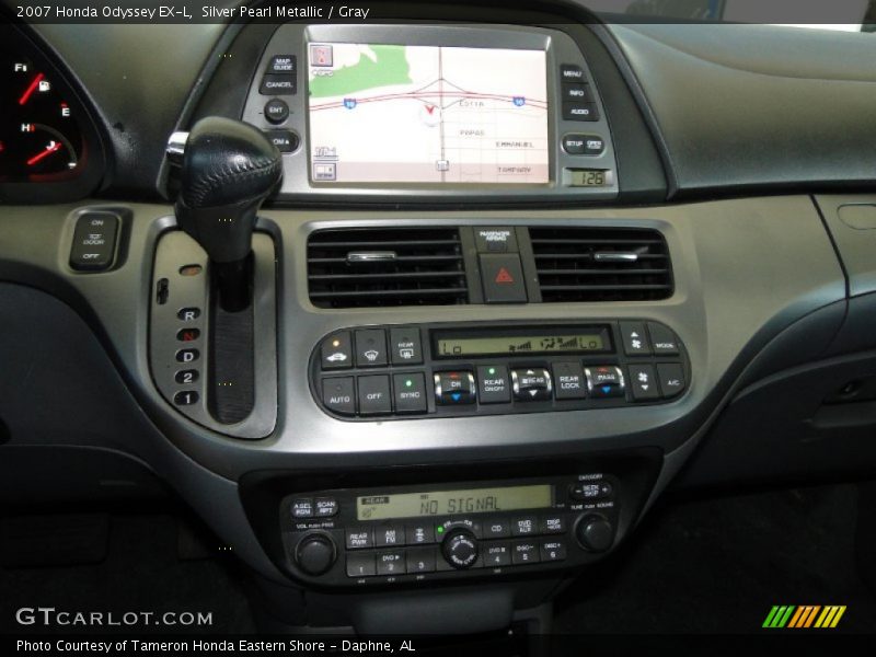Silver Pearl Metallic / Gray 2007 Honda Odyssey EX-L