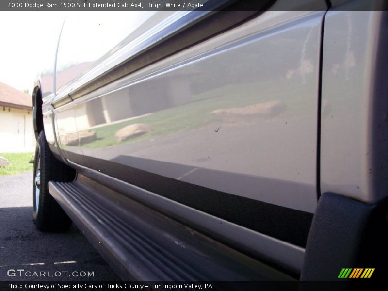 Bright White / Agate 2000 Dodge Ram 1500 SLT Extended Cab 4x4