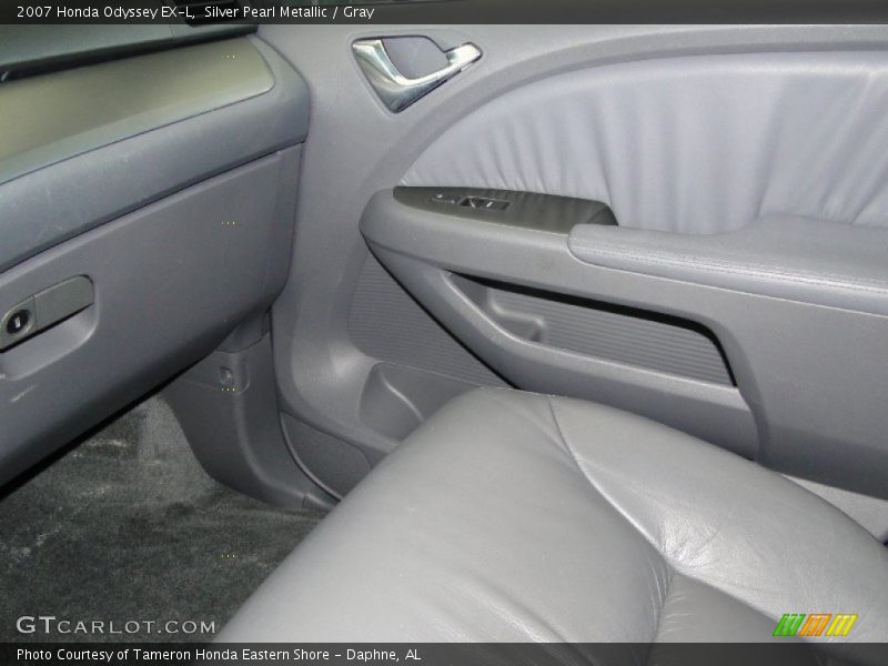 Silver Pearl Metallic / Gray 2007 Honda Odyssey EX-L