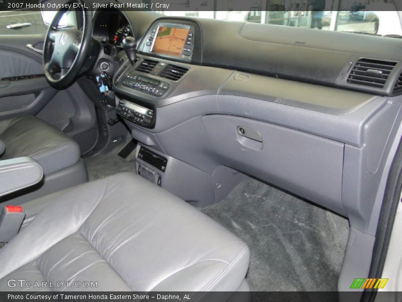 Silver Pearl Metallic / Gray 2007 Honda Odyssey EX-L