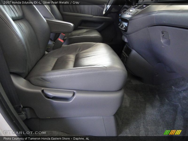 Silver Pearl Metallic / Gray 2007 Honda Odyssey EX-L