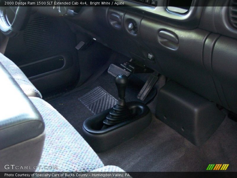 Bright White / Agate 2000 Dodge Ram 1500 SLT Extended Cab 4x4