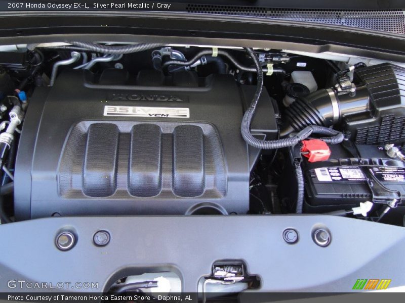 Silver Pearl Metallic / Gray 2007 Honda Odyssey EX-L