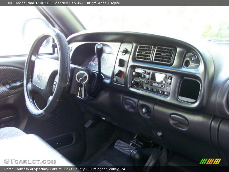 Bright White / Agate 2000 Dodge Ram 1500 SLT Extended Cab 4x4
