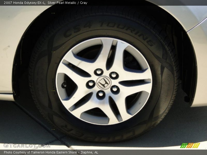 Silver Pearl Metallic / Gray 2007 Honda Odyssey EX-L