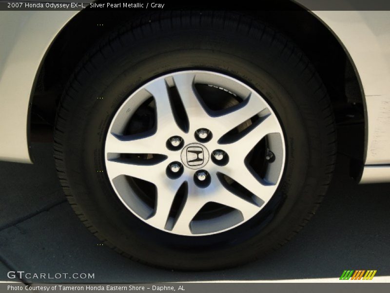 Silver Pearl Metallic / Gray 2007 Honda Odyssey EX-L