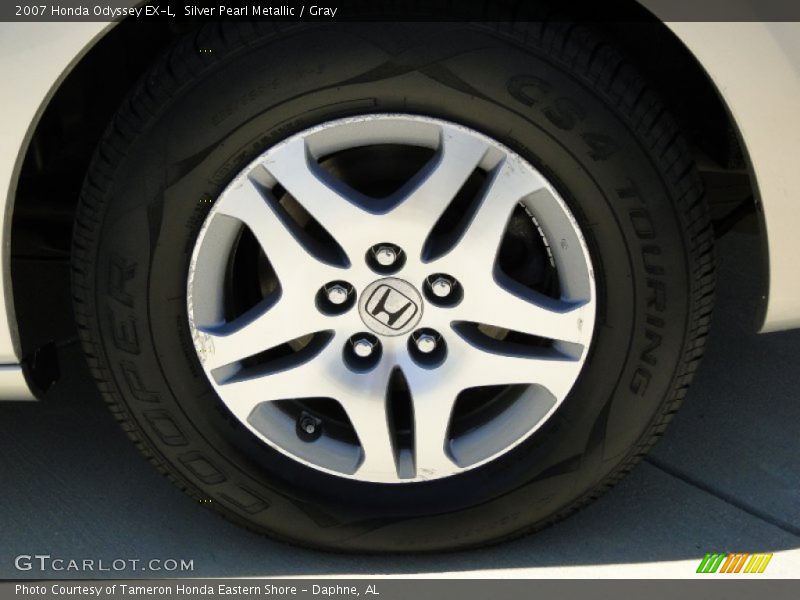 Silver Pearl Metallic / Gray 2007 Honda Odyssey EX-L