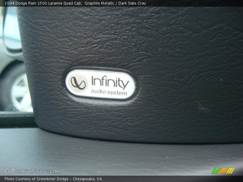 Graphite Metallic / Dark Slate Gray 2004 Dodge Ram 1500 Laramie Quad Cab