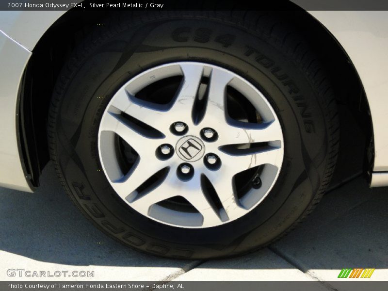 Silver Pearl Metallic / Gray 2007 Honda Odyssey EX-L