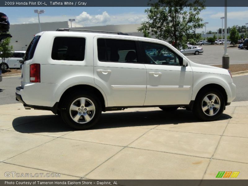 Taffeta White / Gray 2009 Honda Pilot EX-L