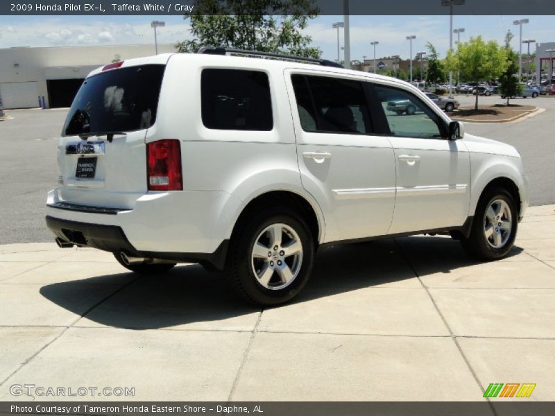 Taffeta White / Gray 2009 Honda Pilot EX-L