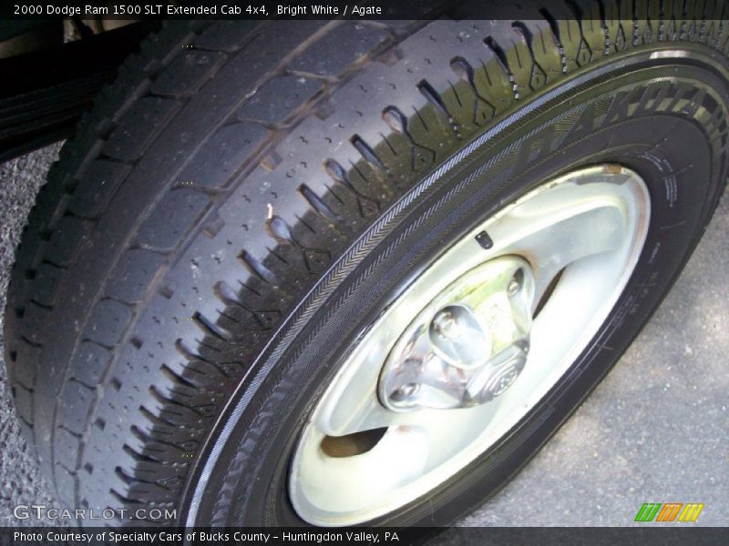 Bright White / Agate 2000 Dodge Ram 1500 SLT Extended Cab 4x4