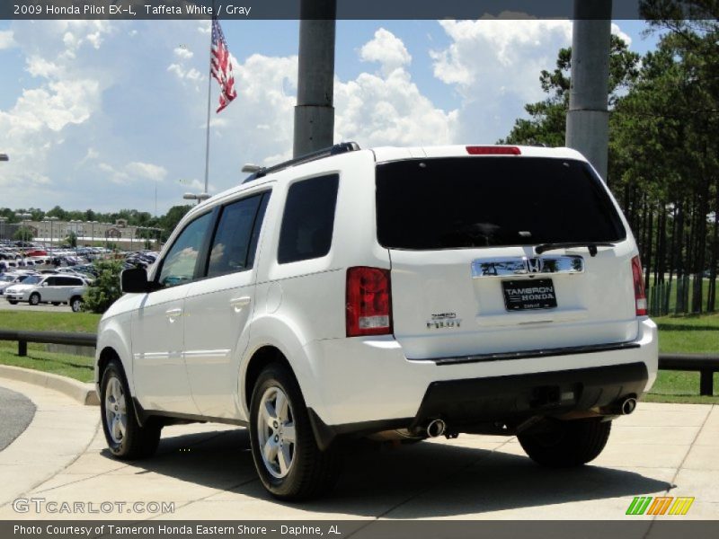 Taffeta White / Gray 2009 Honda Pilot EX-L
