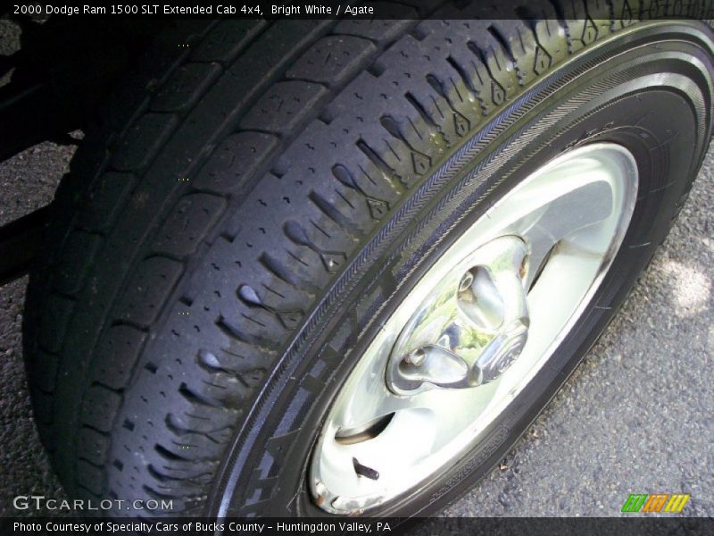 Bright White / Agate 2000 Dodge Ram 1500 SLT Extended Cab 4x4