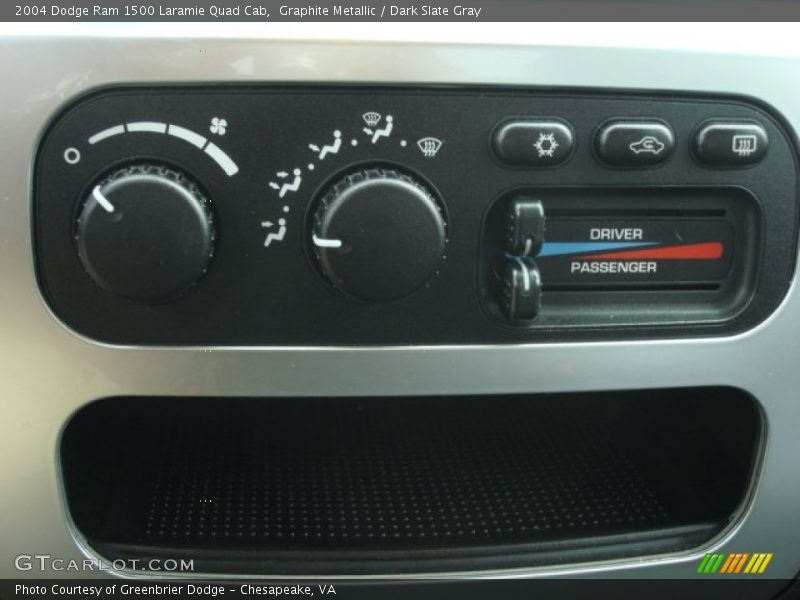 Graphite Metallic / Dark Slate Gray 2004 Dodge Ram 1500 Laramie Quad Cab