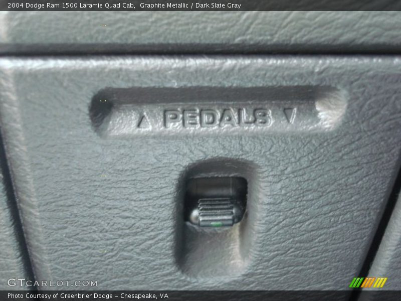 Graphite Metallic / Dark Slate Gray 2004 Dodge Ram 1500 Laramie Quad Cab