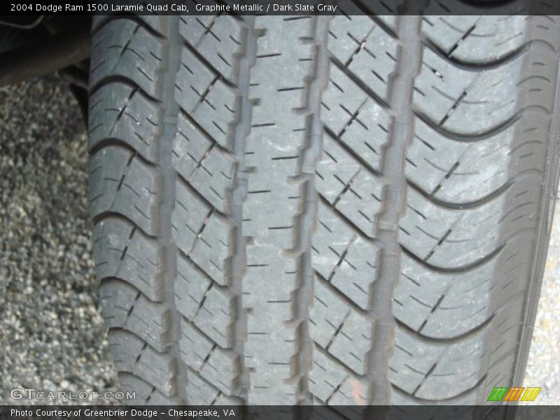 Graphite Metallic / Dark Slate Gray 2004 Dodge Ram 1500 Laramie Quad Cab