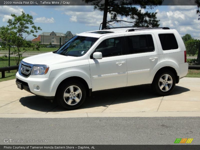Taffeta White / Gray 2009 Honda Pilot EX-L