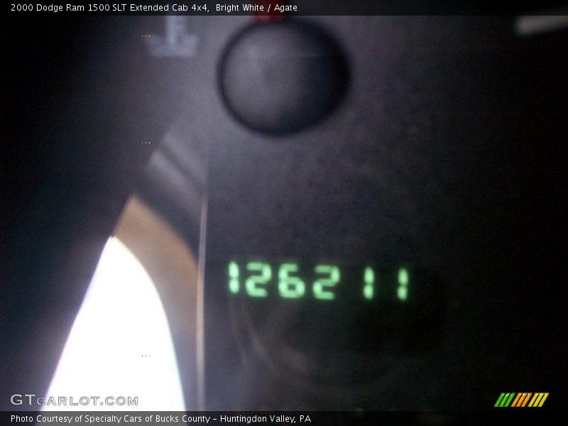 Bright White / Agate 2000 Dodge Ram 1500 SLT Extended Cab 4x4