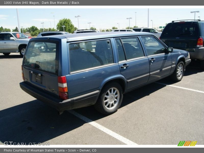 Dark Blue Metallic / Black 1993 Volvo 940 Wagon