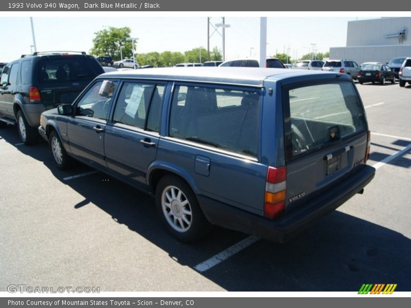 Dark Blue Metallic / Black 1993 Volvo 940 Wagon