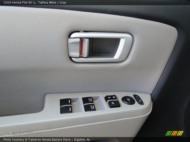 Taffeta White / Gray 2009 Honda Pilot EX-L